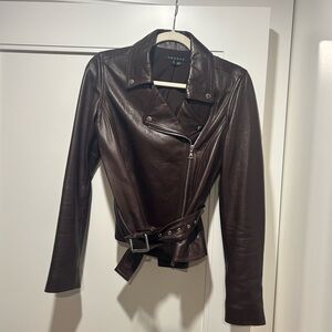 Women's Brown Leather Jacket